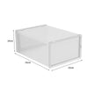 12x Transparent Shoe Display Boxes Sneaker Trainers Organizer Box Case Stackable
