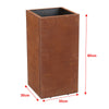 Metal Cube Planter Garden Corten Steel Plant Flowers Pot In & Outdoor Square Box