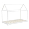 Solid Wood Kid House Bed Frame Single Bed Treehouse Toddler Child Floor Bedframe