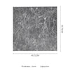 24x Square Floor Tiles Marble Effect Vinyl Flooring Self Adhesive Covering 5m²
