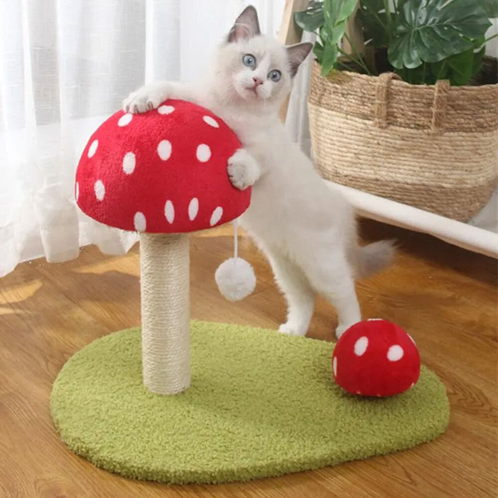 Cat Tree Scratching Post Tower Climbing Activity Centre Sisal Bed Toys Scratcher