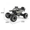 High Speed Off Road Large Monster Truck 4WD Big Wheel RC Car Toys 2.4 GHz Remote