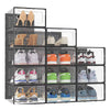 12/24 Shoe Storage Box Organizer Display Unit Shoe Folding Box Durable Organiser