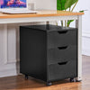 3/5 Drawer Mobile Filing Cabinets Printer Stand Pedestal Lockable Office Cabinet