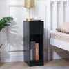Slim Tall Bedside Table Cabinet with Drawer & Storage Space for Bedroom