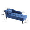 Chesterfield Chaise Lounge Velvet Fabric Upholstered Tuft Love Seat Sofa Chair