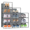 12/24 Shoe Storage Box Organizer Display Unit Shoe Folding Box Durable Organiser