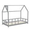 Solid Wood Kid House Bed Frame Single Bed Treehouse Toddler Child Floor Bedframe