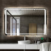 LED Illuminated Bathroom Mirror Cabinet Toothbrush/Shaver Socket Sensor Switch