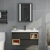 Led Illuminated Bathroom Mirror Cabinet With Shaver Socket Demister Touch Sensor