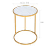 Gold Frame Small Bedside Table Cabinet Sofa Side End Coffee Table Nightstand