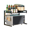 Kitchen Corner Shelf Expandable Microwave Oven Rack Stand Storage Holder 1-3Tier