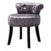 Velvet Dressing Table Chair Vanity Stool Piano Dining Chair Makeup Stool Bedroom