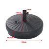 3M Round Garden Parasol Sun Shade Outdoor Patio Umbrella Crank Tilt/Parasol Base