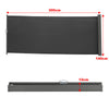 Retractable Side Awning Privacy Screen Garden Terrace Sunshade Wind Screening
