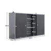 XL Wall Mounted Tool Cabinet Lockable Door Metal Tool Organizer Workshop Garage