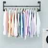 Industrial Pipe Clothes Rack Space-Saving Hanging Garment Rack Rod Laundry Room