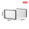 12x Transparent Shoe Display Boxes Sneaker Trainers Organizer Box Case Stackable