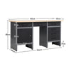 XL Wall Mounted Tool Cabinet Lockable Door Metal Tool Organizer Workshop Garage