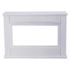 30" 34" 50" Electric Fire Suite White Mantel/Surround LED Flame Fireplace Heater
