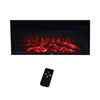 30" 34" 50" Electric Fire Suite White Mantel/Surround LED Flame Fireplace Heater
