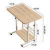 Over Bed Desk Hospital Medical Table On Wheels PC Laptop Mobility Aid Table