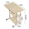 Over Bed Desk Hospital Medical Table On Wheels PC Laptop Mobility Aid Table