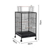 Large Parrot Cage Open Play Top Bird Cage Budgies Cage for Parakeets Lovebirds