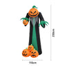 9FT 8FT Pumpkin Ghost Inflatable Halloween Decoration w/ LED Lights Accessories