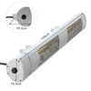 Electric Heater Garden Heating Free Standing/Wall-mounted/Hanging Outdoor Warmer