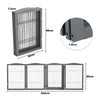 Wooden Pet Dog Folding Gate Fence Safety Barrier Divider Freestanding Doorway UK