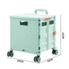 Folding Shopping Trolley Box 55L Camping Picnic Boot Cart Storage Stair Climbing