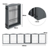 Wooden Pet Dog Folding Gate Fence Safety Barrier Divider Freestanding Doorway UK