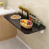 Drop-leaf Wall Table Fold Down Study Writing Desk Kitchen Floating Storage Shelf