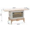 Folding Portable Camping Picnic Table Storage Box Container Car Trunk Crate