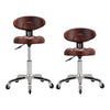 2PCS Office Home Height Adjustable 360°Swivel Chair Desk Salon Bar Beauty Stool