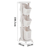 Rolling Laundry Sorter Cart Washing Basket Clothes Hamper Storage Bin On Wheels