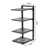 Multi Layer Corner Shelf Kitchen Pot Pan Rack Saucepan Cookware Stand Storage
