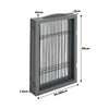 Wooden Pet Dog Folding Gate Fence Safety Barrier Divider Freestanding Doorway UK