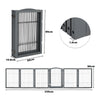 Wooden Pet Dog Folding Gate Fence Safety Barrier Divider Freestanding Doorway UK