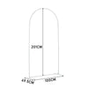 Wedding Archway Backdrop Standing Arched Frame Flower Balloon Column Base Decor