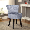 Upholstered Vanity Dressing Chair Makeup Table Stool Dining Chair Side Seat Back