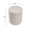Dressing Table Stool Ottoman Footstool Padded Cushion Rest Seat Footstool Pouffe