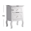 Small Side Table Slim Narrow Wooden Night Stand Bedside Drawer Storage Cabinet