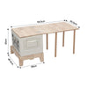 Folding Portable Camping Picnic Table Storage Box Container Car Trunk Crate