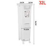 42/48 Litre Double Recycling Pedal Bin 2 Compartment Kitchen Rubbish/Waste Home