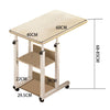 Over Bed Desk Hospital Medical Table On Wheels PC Laptop Mobility Aid Table