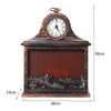 LED Fireplace Lantern Flameless Imitate Log Fire Effect Night Light Home Decor