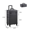 Large Makeup Trolley Case Mobile Beauty Vanity Hairdressing Case with Drawer Box