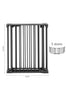 Wooden Pet Dog Folding Gate Fence Safety Barrier Divider Freestanding Doorway UK